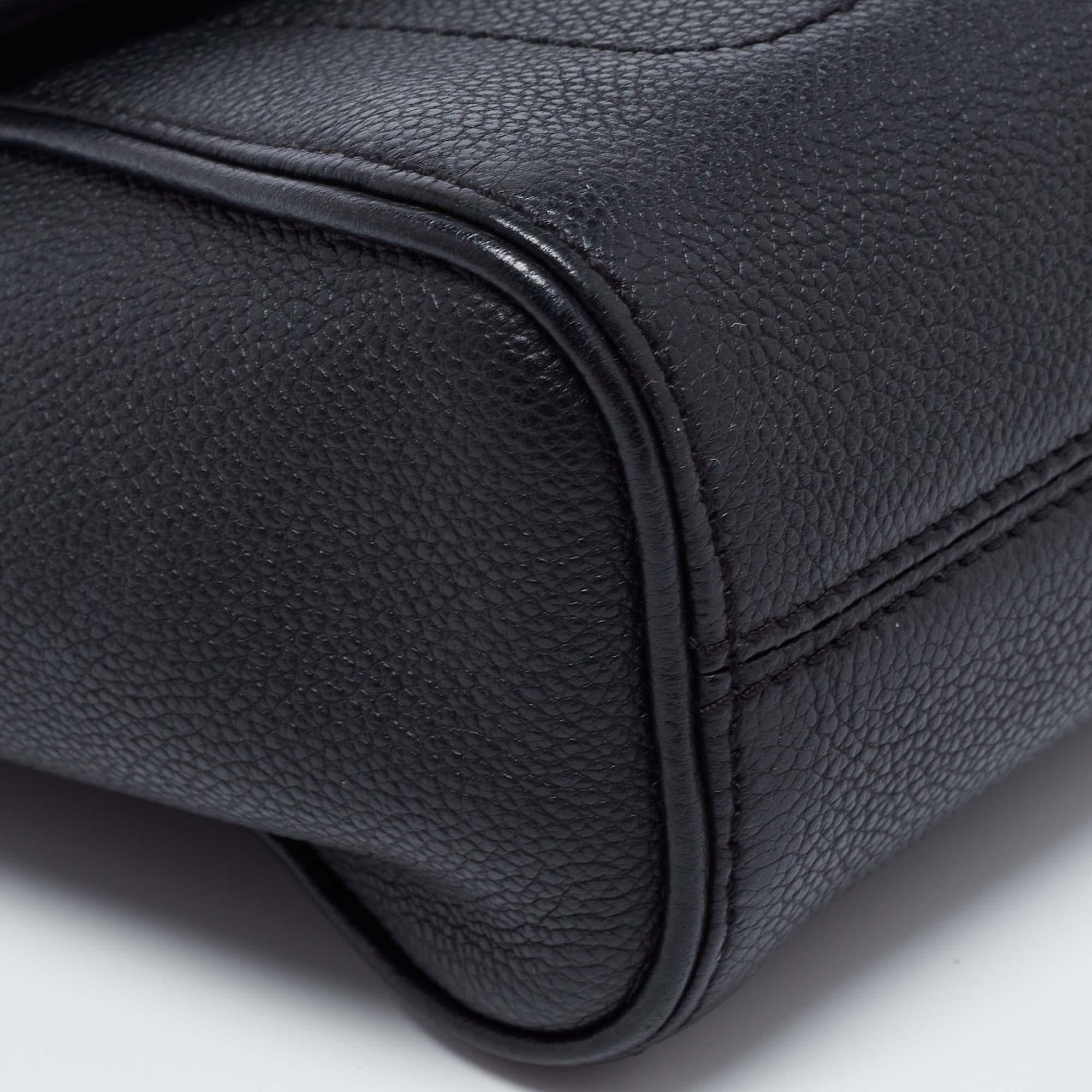 Louis Vuitton Black Monogram Empreinte Leather St Germain PM Bag 1