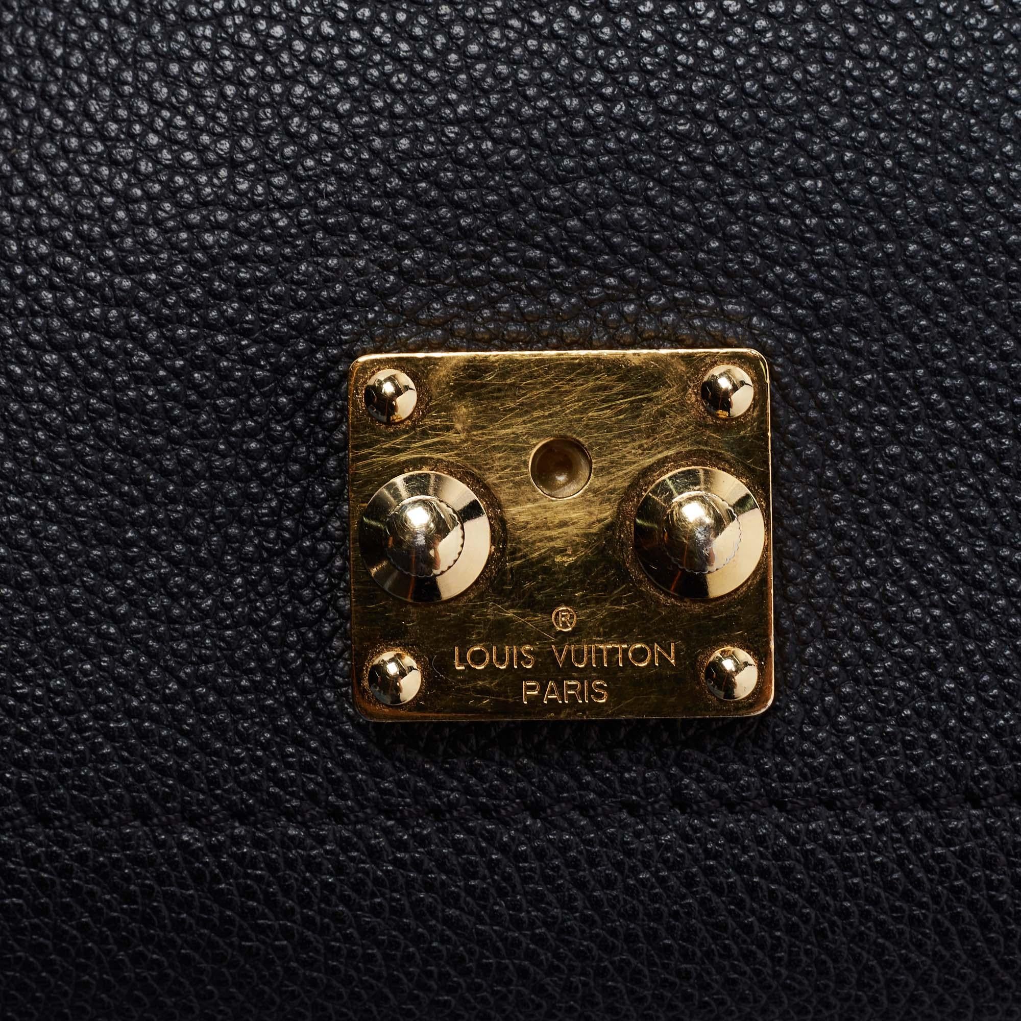 Louis Vuitton Black Monogram Empreinte Leather St Germain PM Bag 2