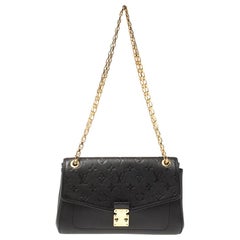 Louis Vuitton Borsa Monogram Empreinte nera in pelle St Germain PM