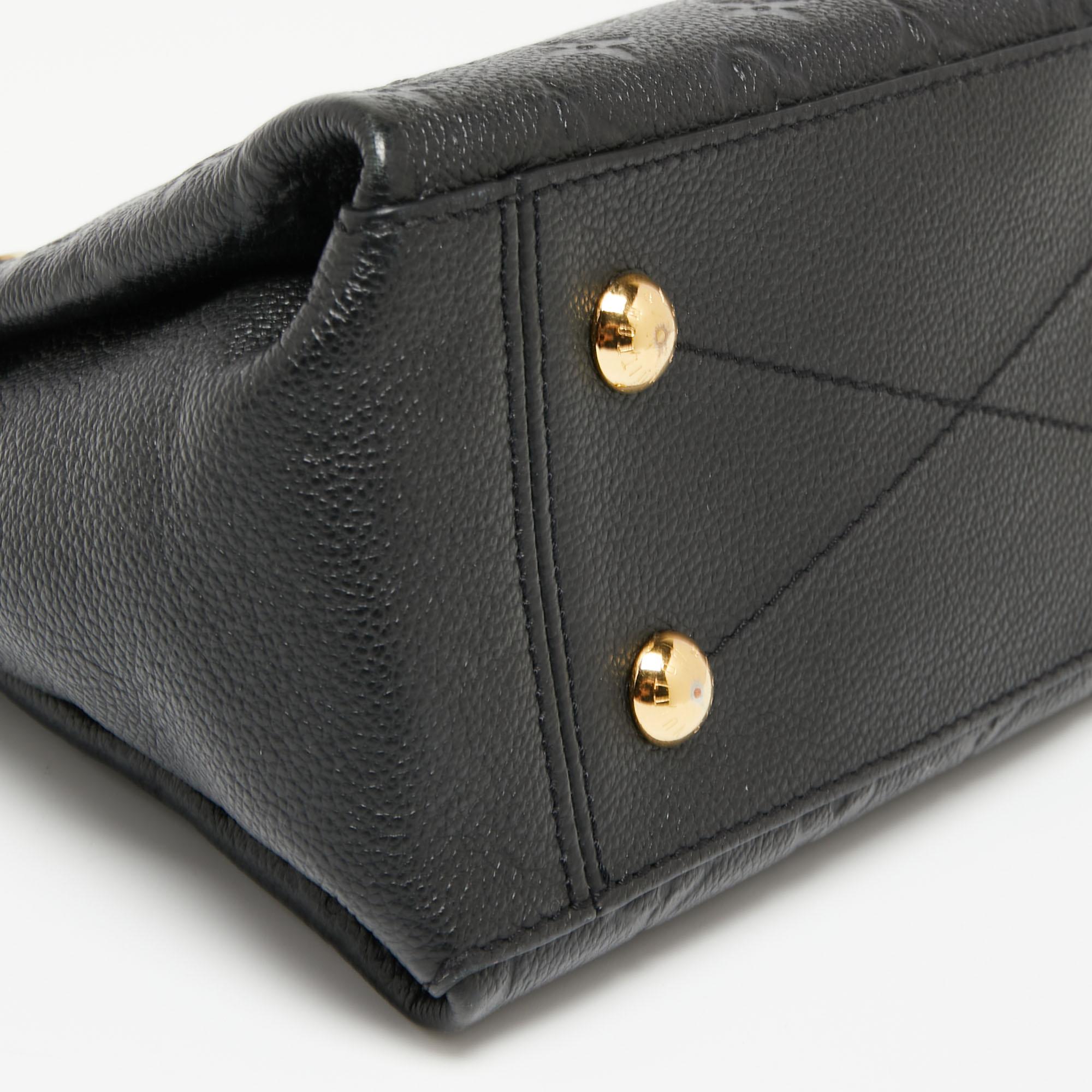 Louis Vuitton Black Monogram Empreinte Leather Surene BB Bag 6