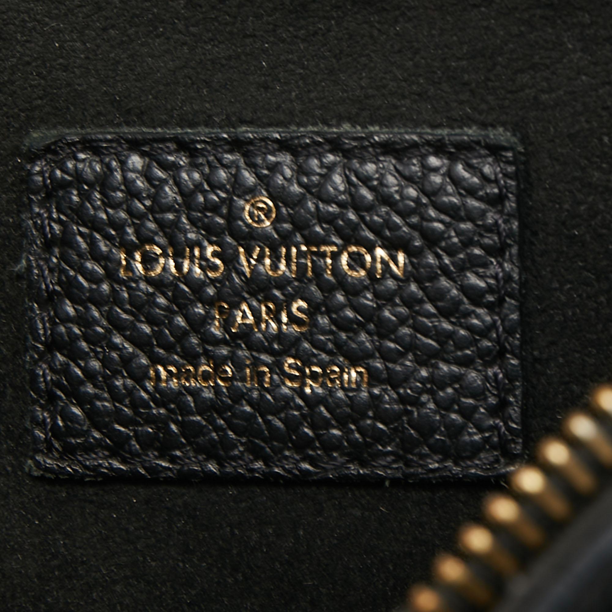 Louis Vuitton Black Monogram Empreinte Leather Surene BB Bag 1