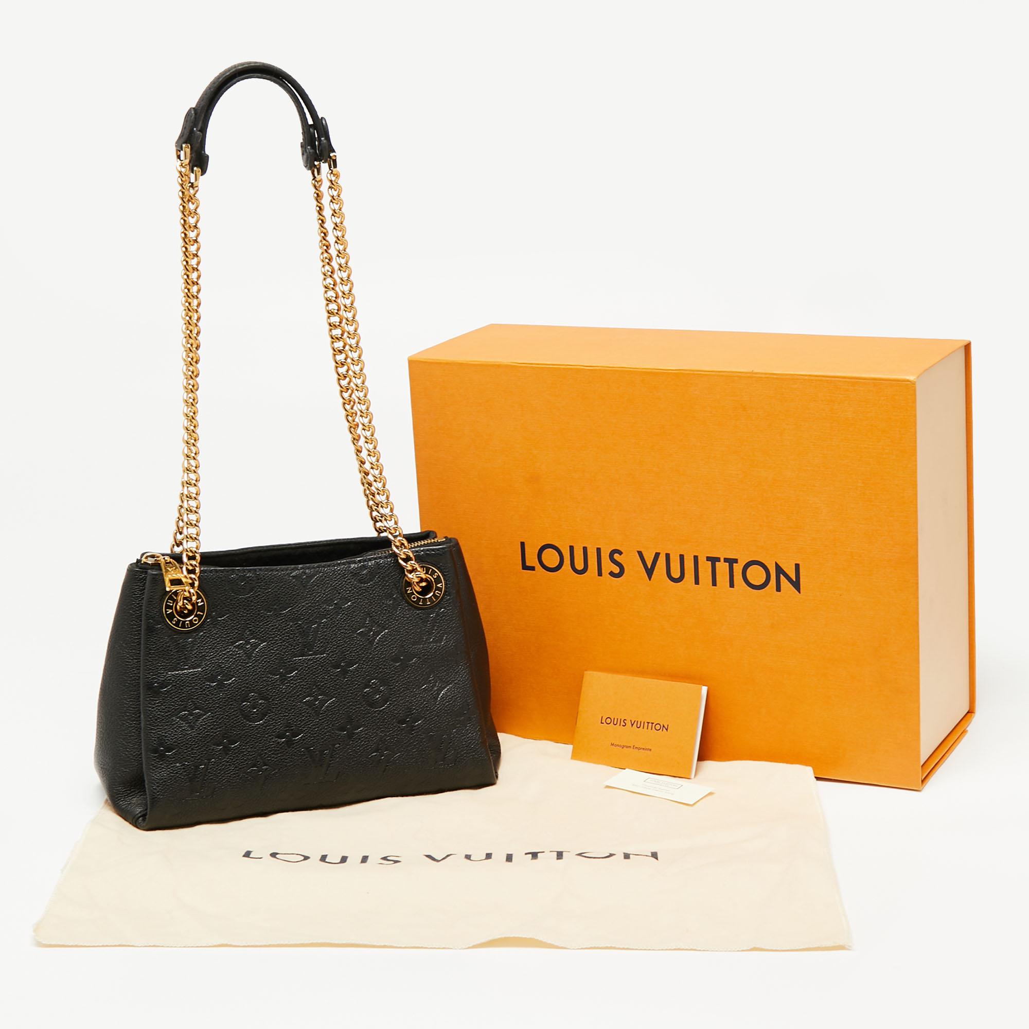 Louis Vuitton Black Monogram Empreinte Leather Surene BB Bag 3