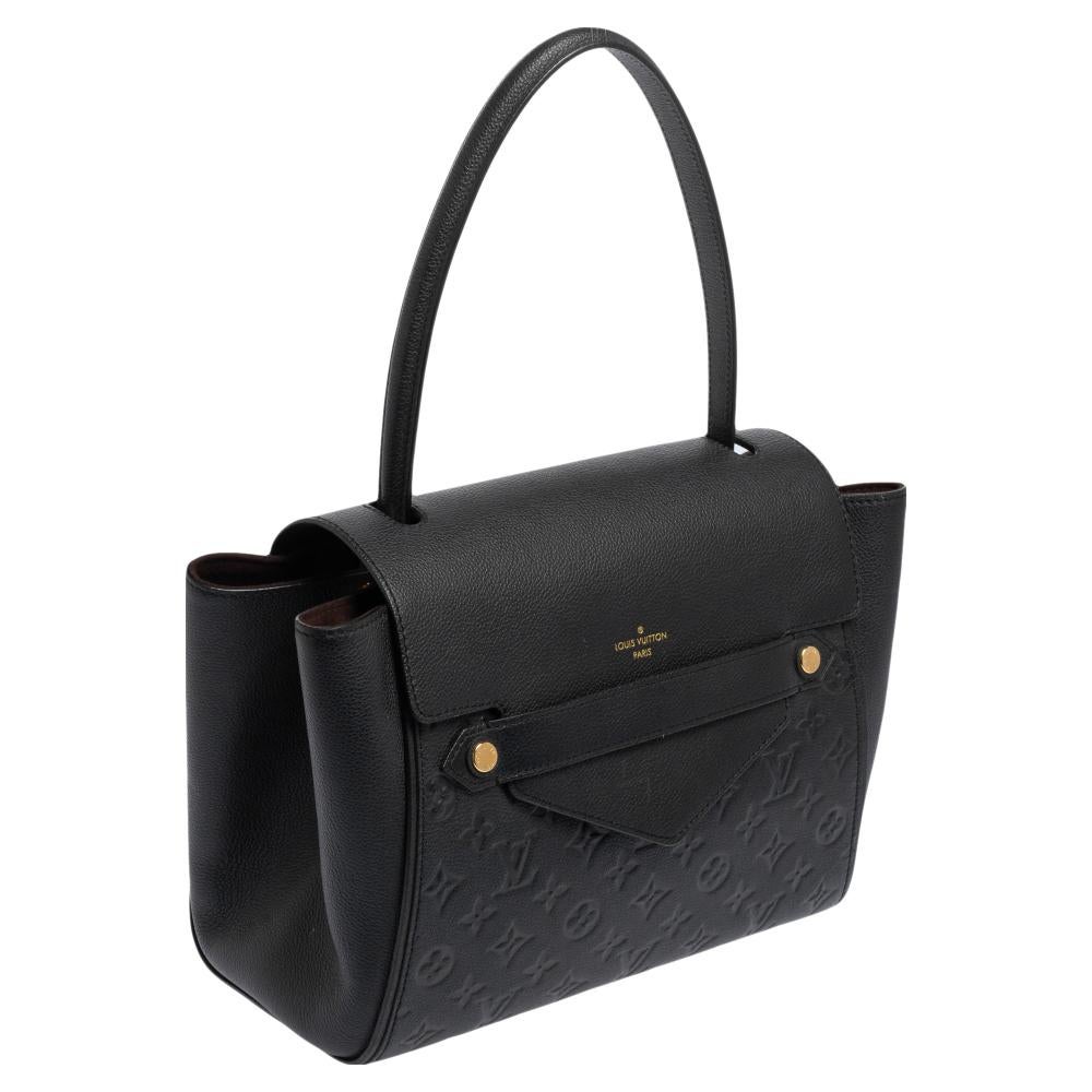 Louis Vuitton Black Monogram Empreinte Leather Trocadero Bag 5