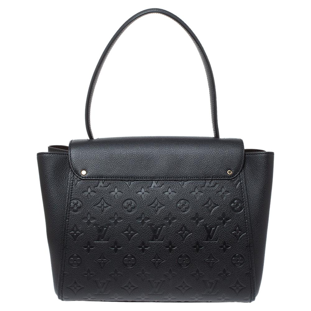 Louis Vuitton Schwarz Monogramm Empreinte Leder Trocadero Tasche 9