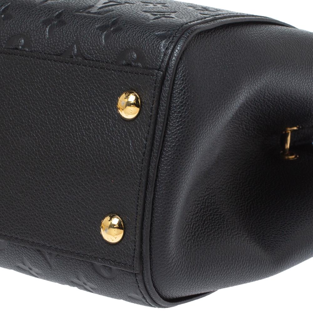 Louis Vuitton Schwarz Monogramm Empreinte Leder Trocadero Tasche 3