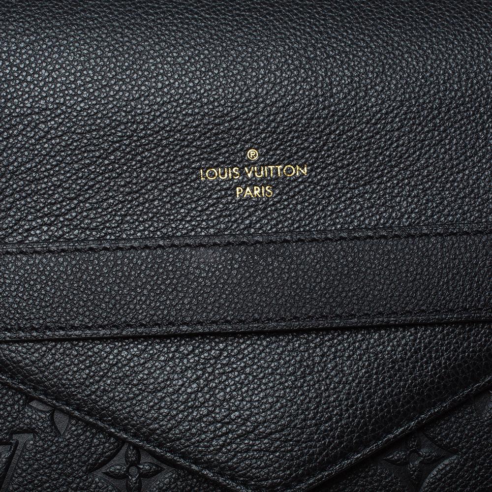 Louis Vuitton Schwarz Monogramm Empreinte Leder Trocadero Tasche 4