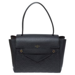 Louis Vuitton Black Monogram Empreinte Leather Trocadero Bag