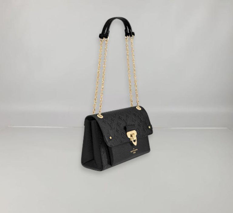 Louis Vuitton Black Monogram Empreinte Leather Vavin PM Bag For Sale at  1stDibs