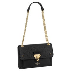 Louis Vuitton Black Monogram Empreinte Leather Vavin PM Bag