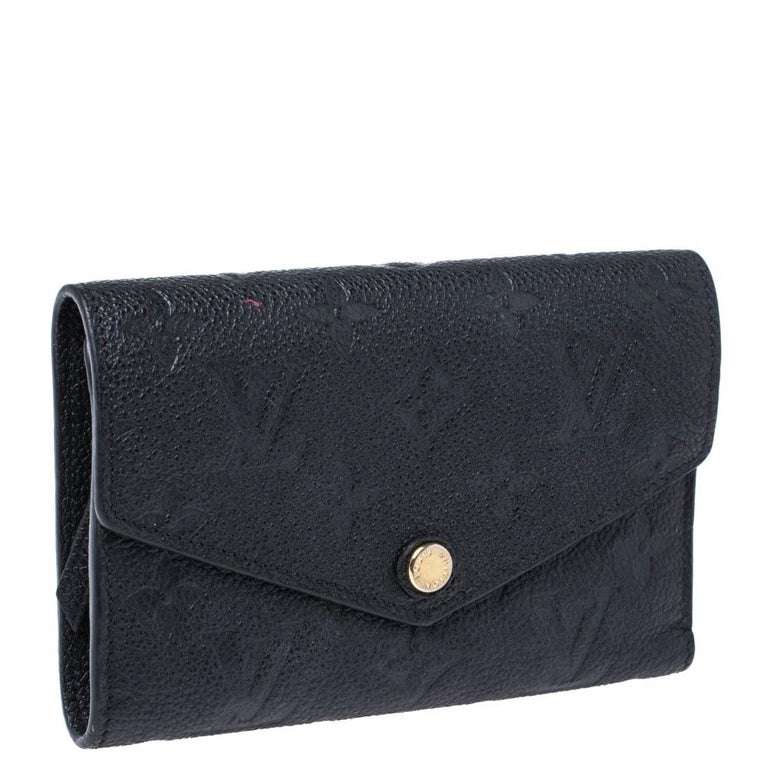 Louis Vuitton Empreinte Leather Victorine Wallet - Black Wallets