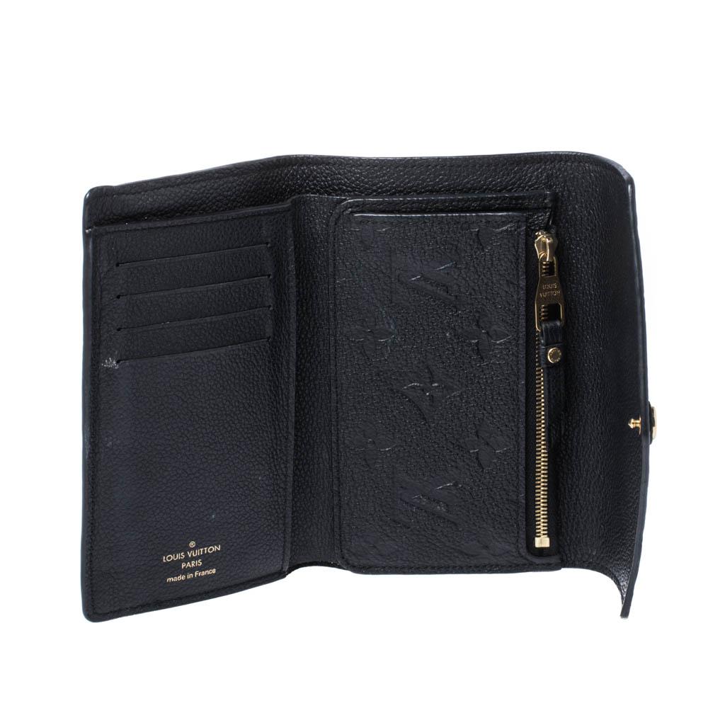 louis vuitton victorine wallet black