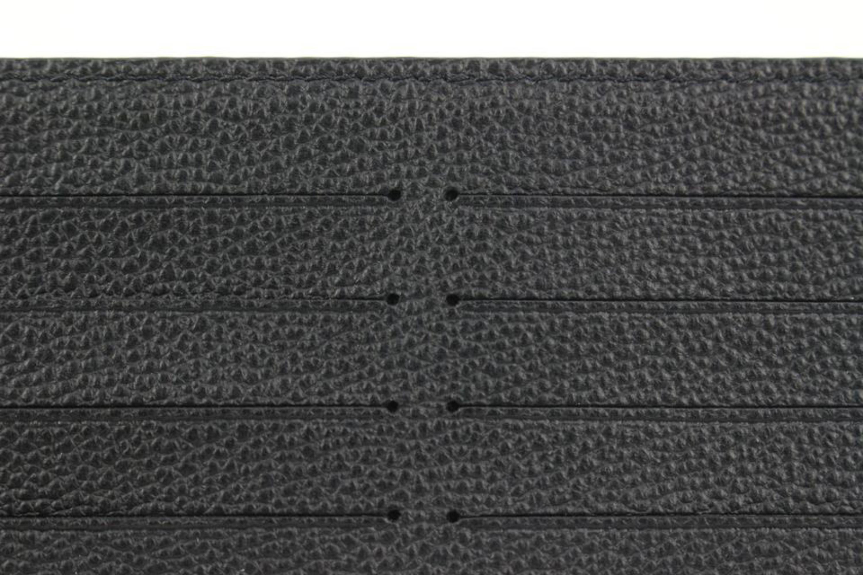 Louis Vuitton Black Monogram Empreinte Long Card Holder Felicie Insert 34lv217s 4