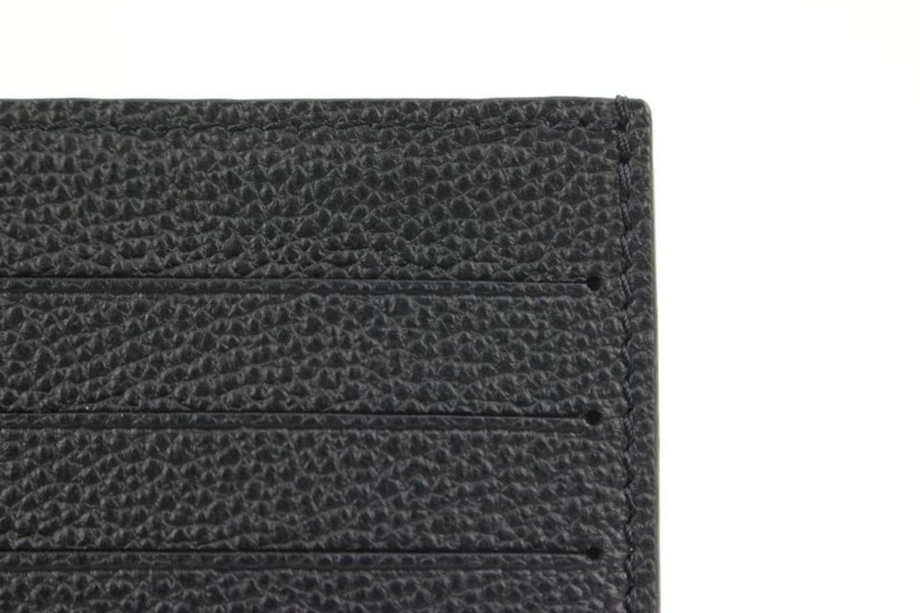 Women's or Men's Louis Vuitton Black Monogram Empreinte Long Card Holder Felicie Insert 34lv217s