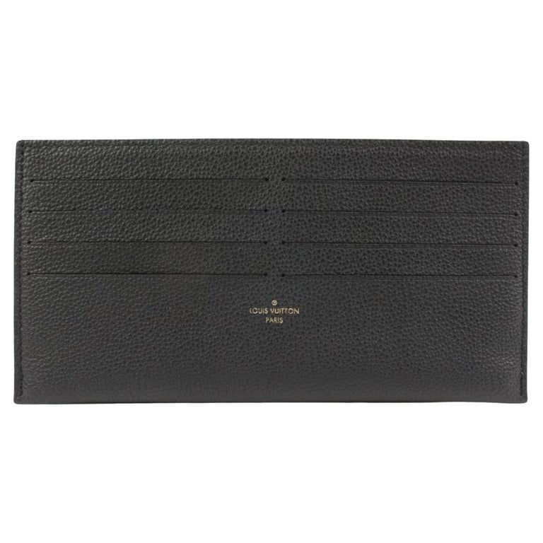Louis Vuitton LV Charms Card Holder Black Monogram Empreinte