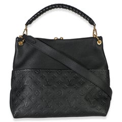 Louis Vuitton – Schwarze „Monogram Empreinte Maida Hobo“-Tasche