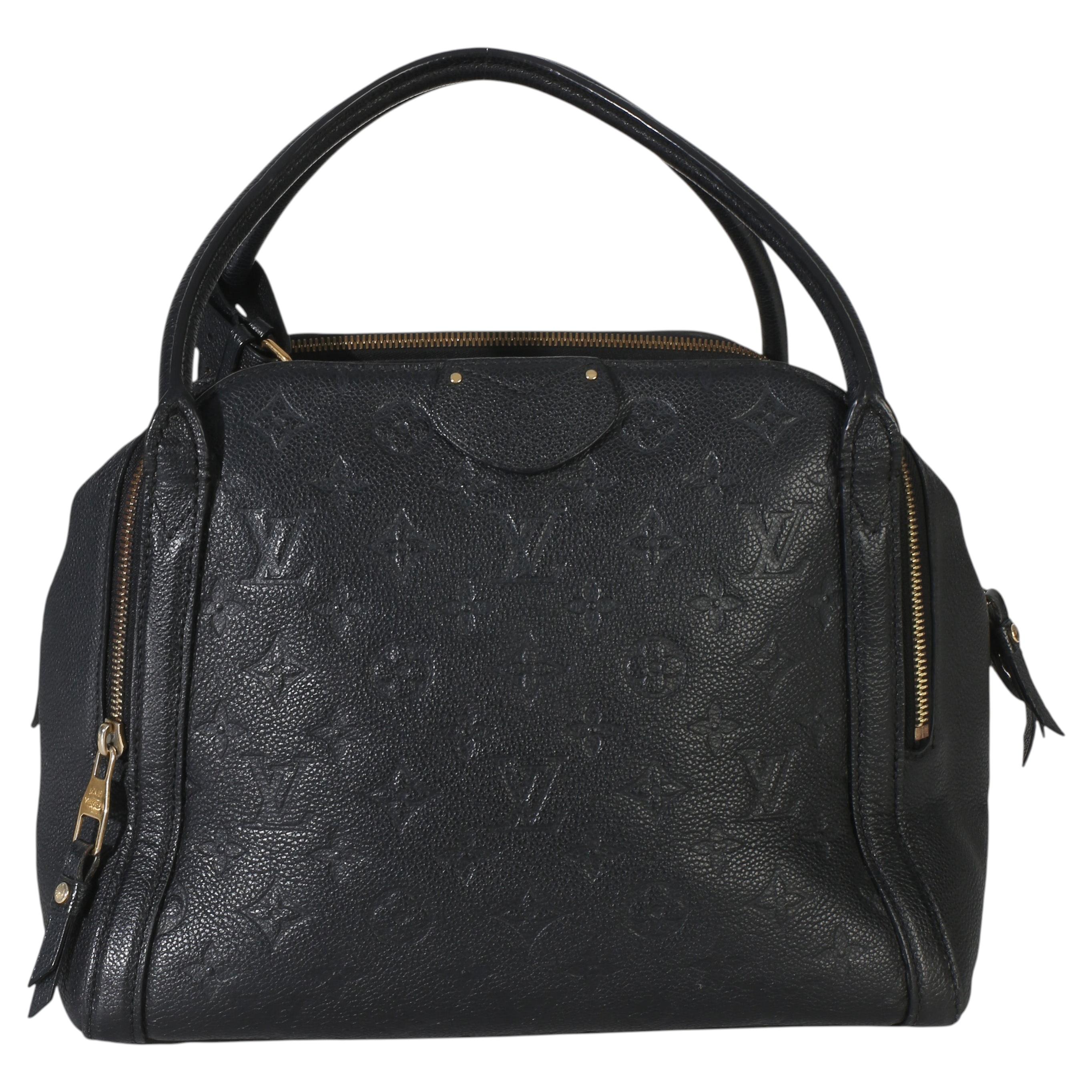 Louis Vuitton, schwarz, Monogram Empreinte, Marais, MM im Angebot