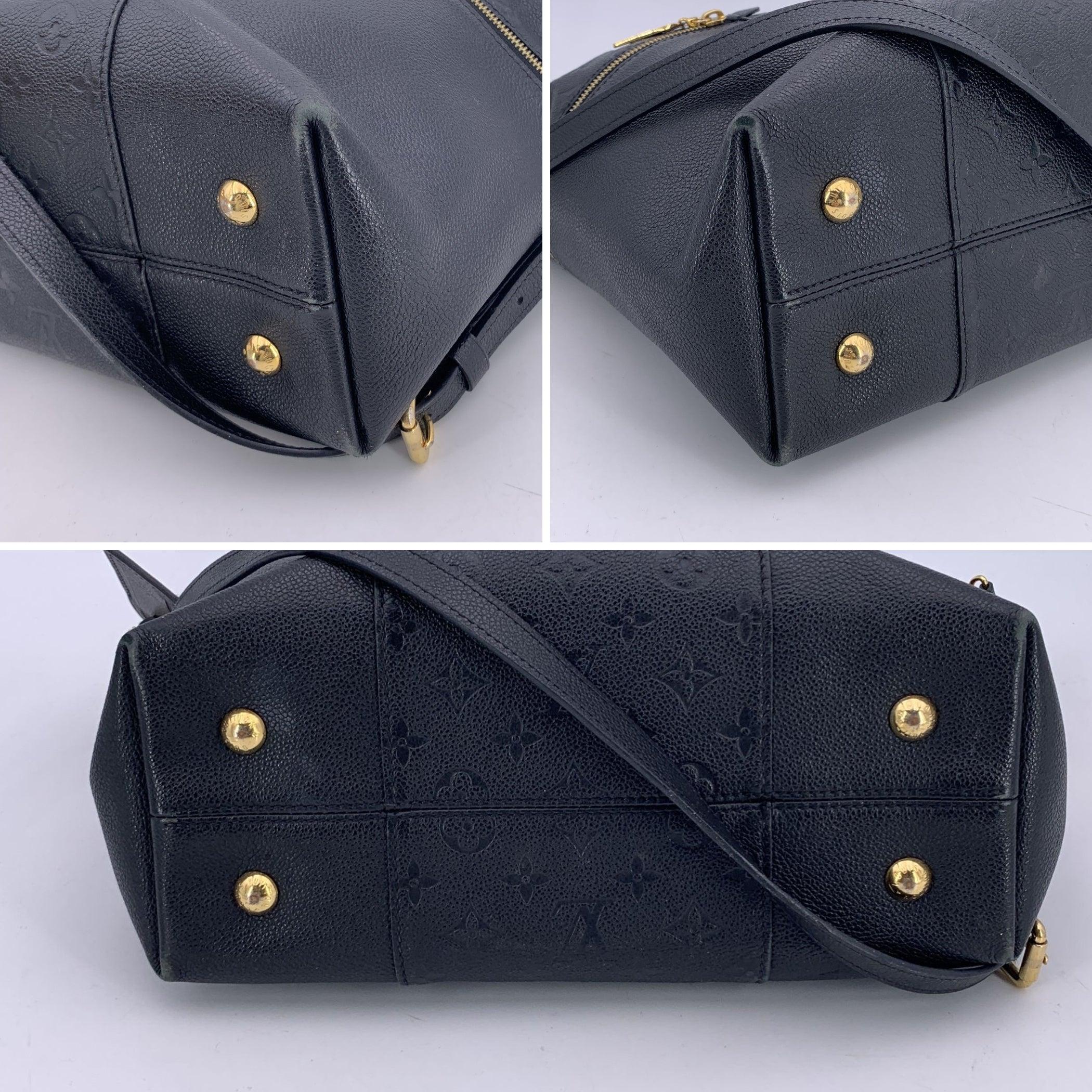 Louis Vuitton Black Monogram Empreinte Melie Tote Shoulder Bag en vente 1