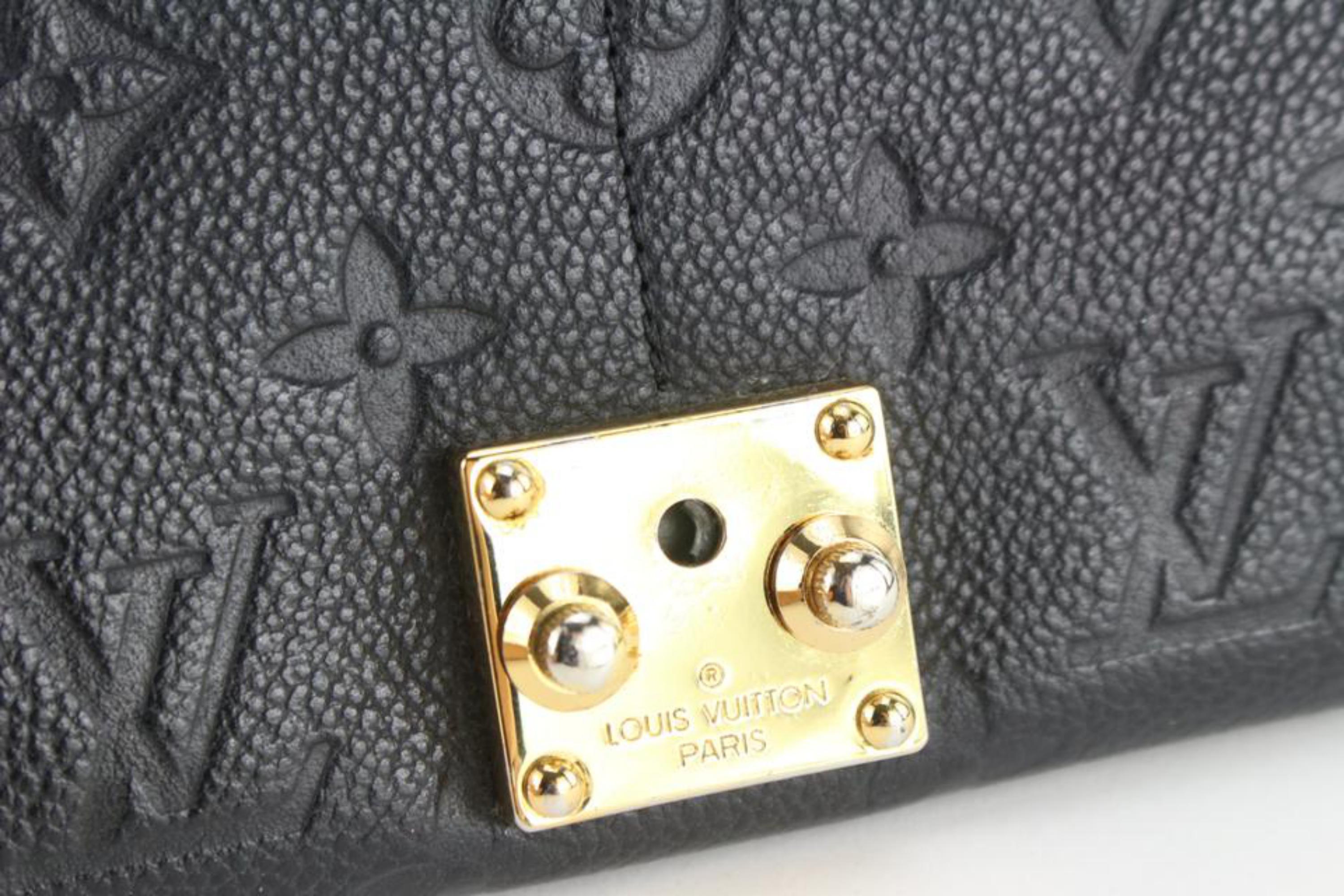 Louis Vuitton Black Monogram Empreinte Metis Wallet 1LVJ1013 4