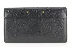 Louis Vuitton Black Monogram Empreinte Metis Wallet 1LVJ1013