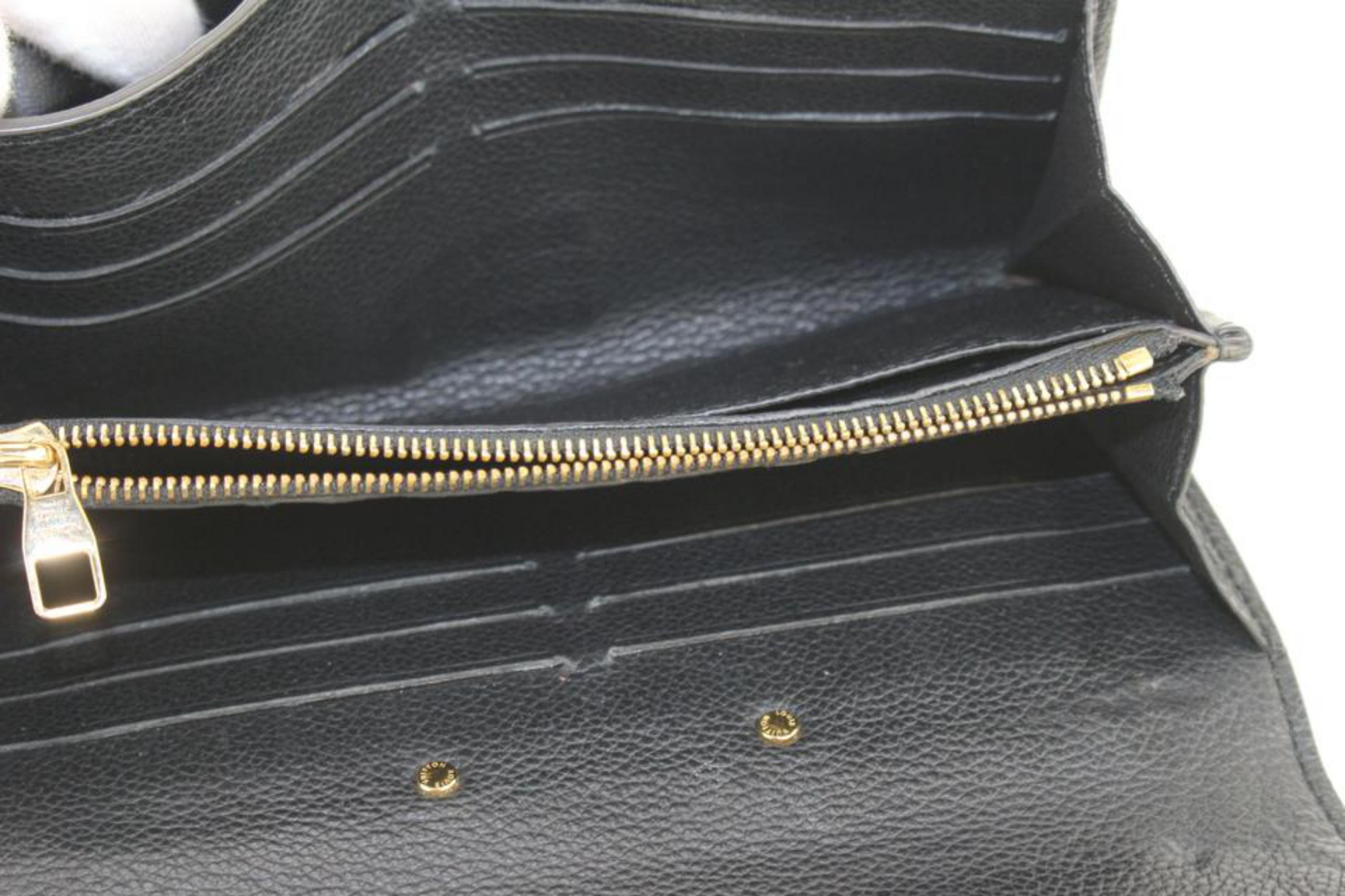 Louis Vuitton Black Monogram Empreinte Metis Wallet 1LVJ1013 2