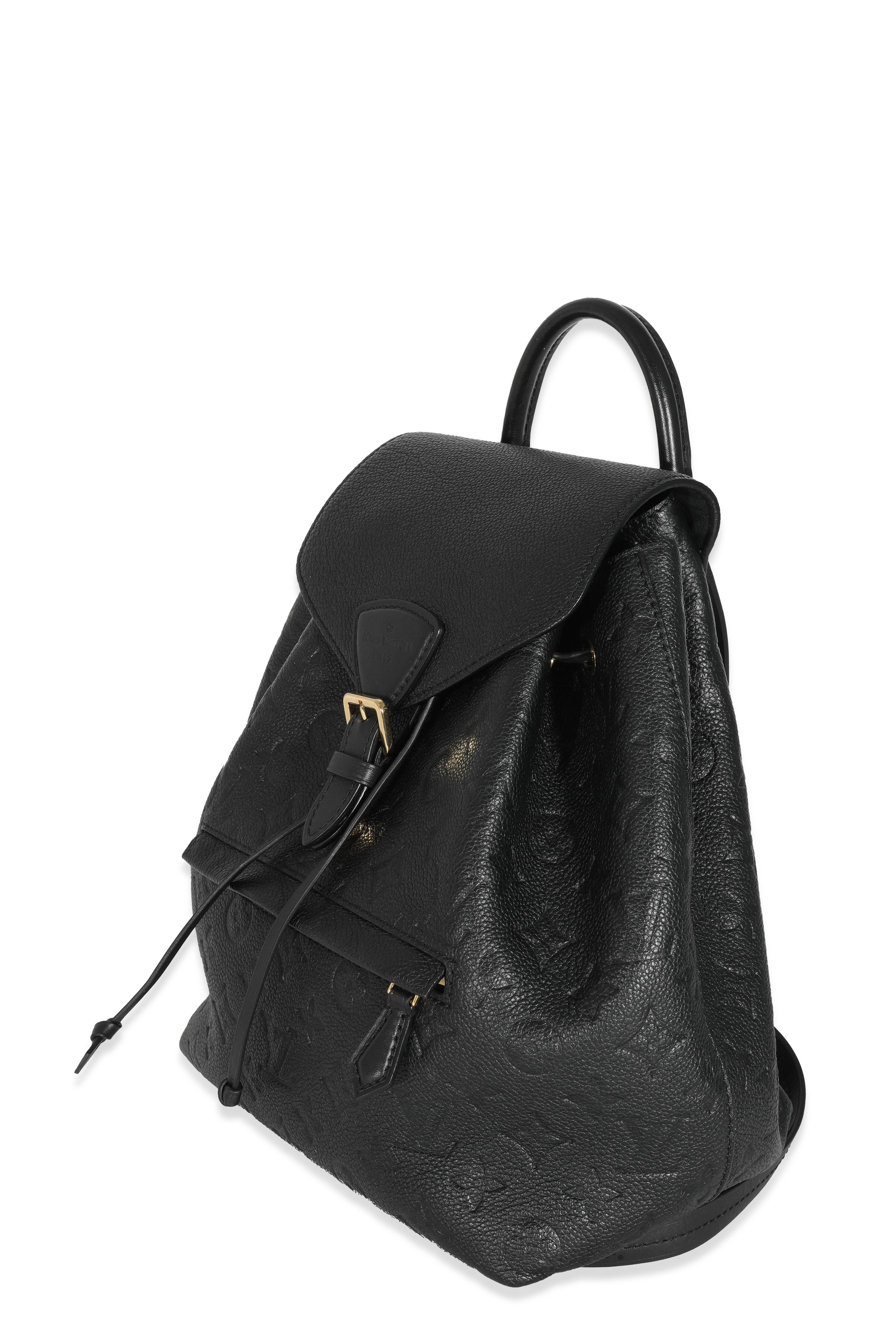 Louis Vuitton Black Monogram Empreinte Montsouris Backpack 3