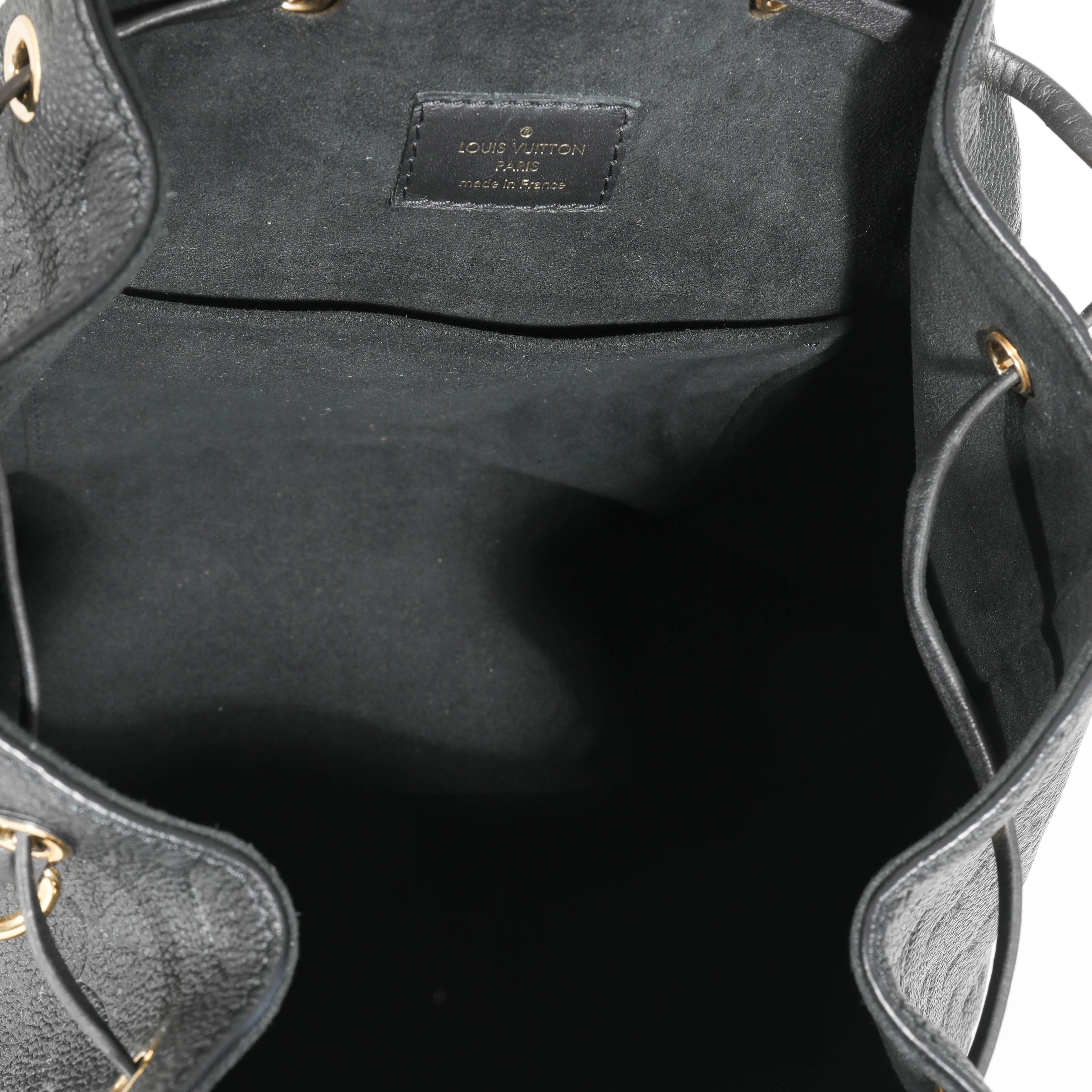 Louis Vuitton Black Monogram Empreinte Montsouris Backpack 4