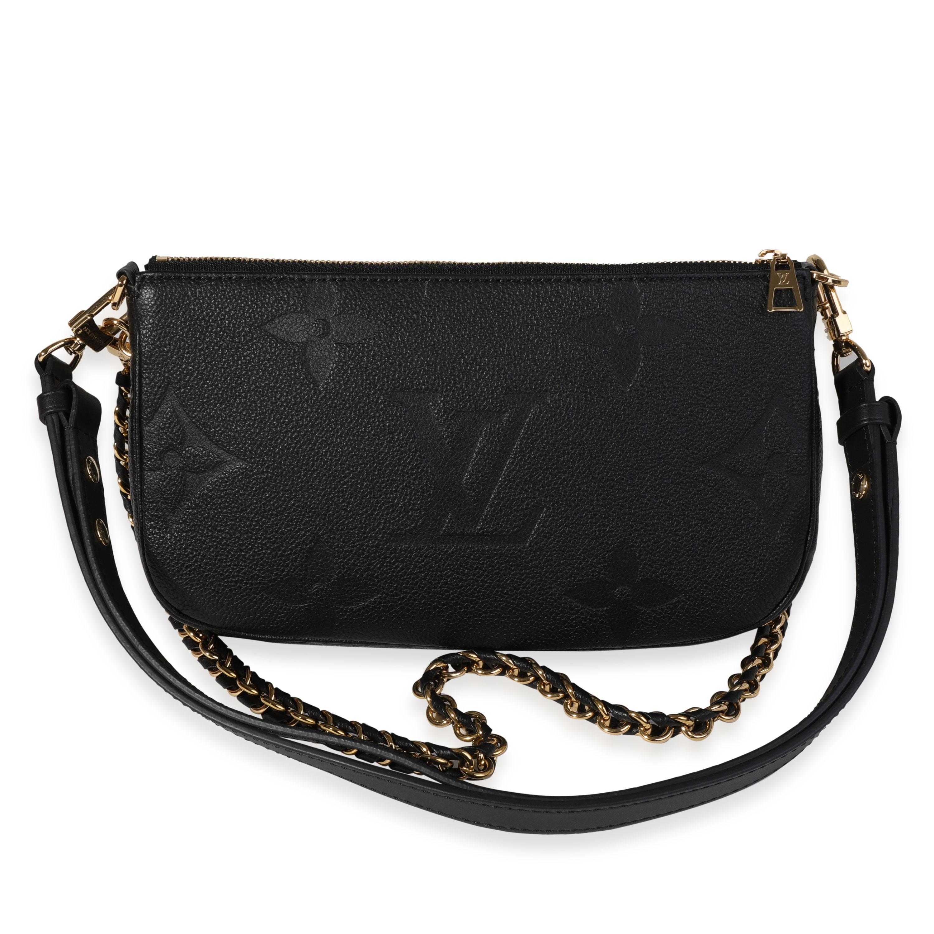lv pochette black