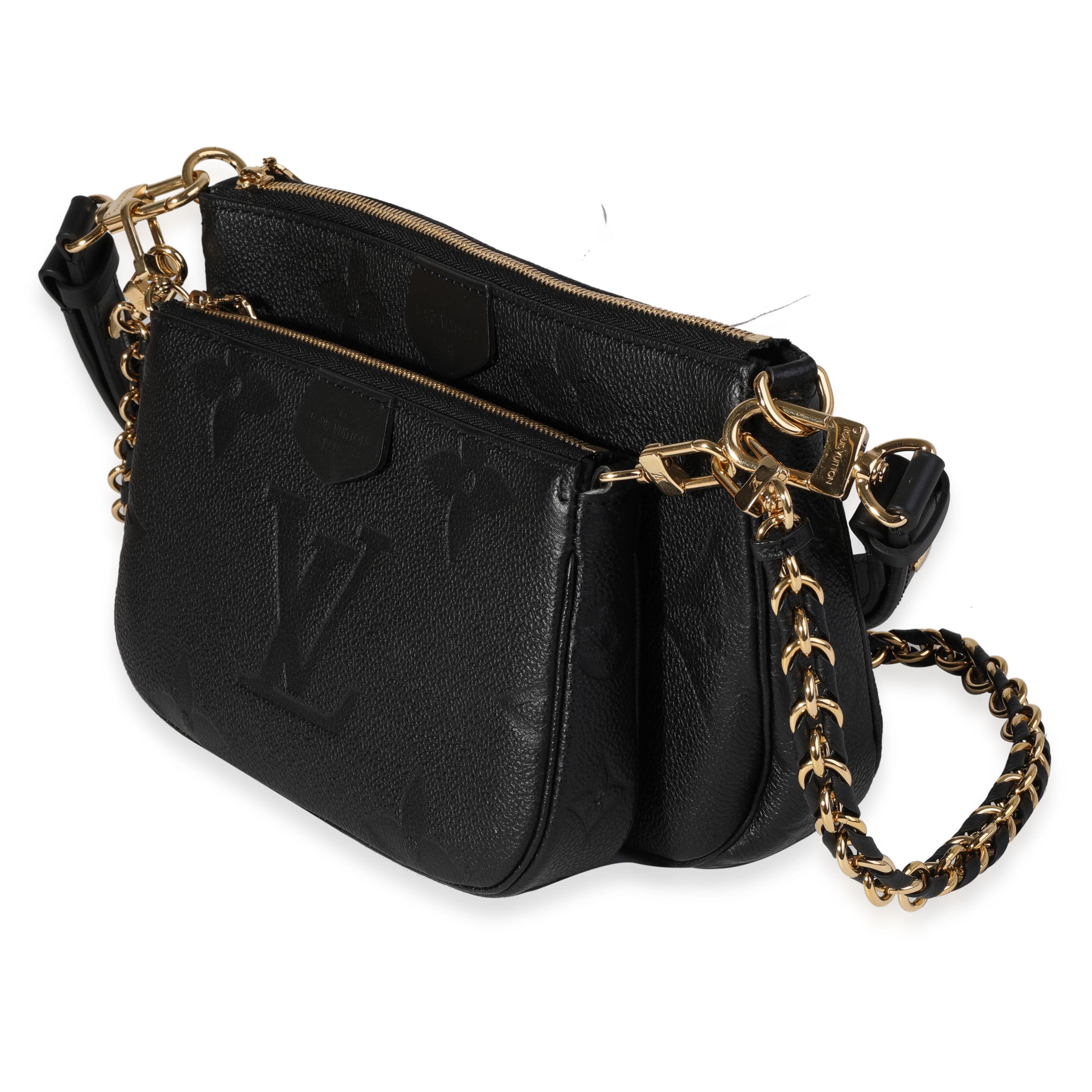 louis vuitton black pochette