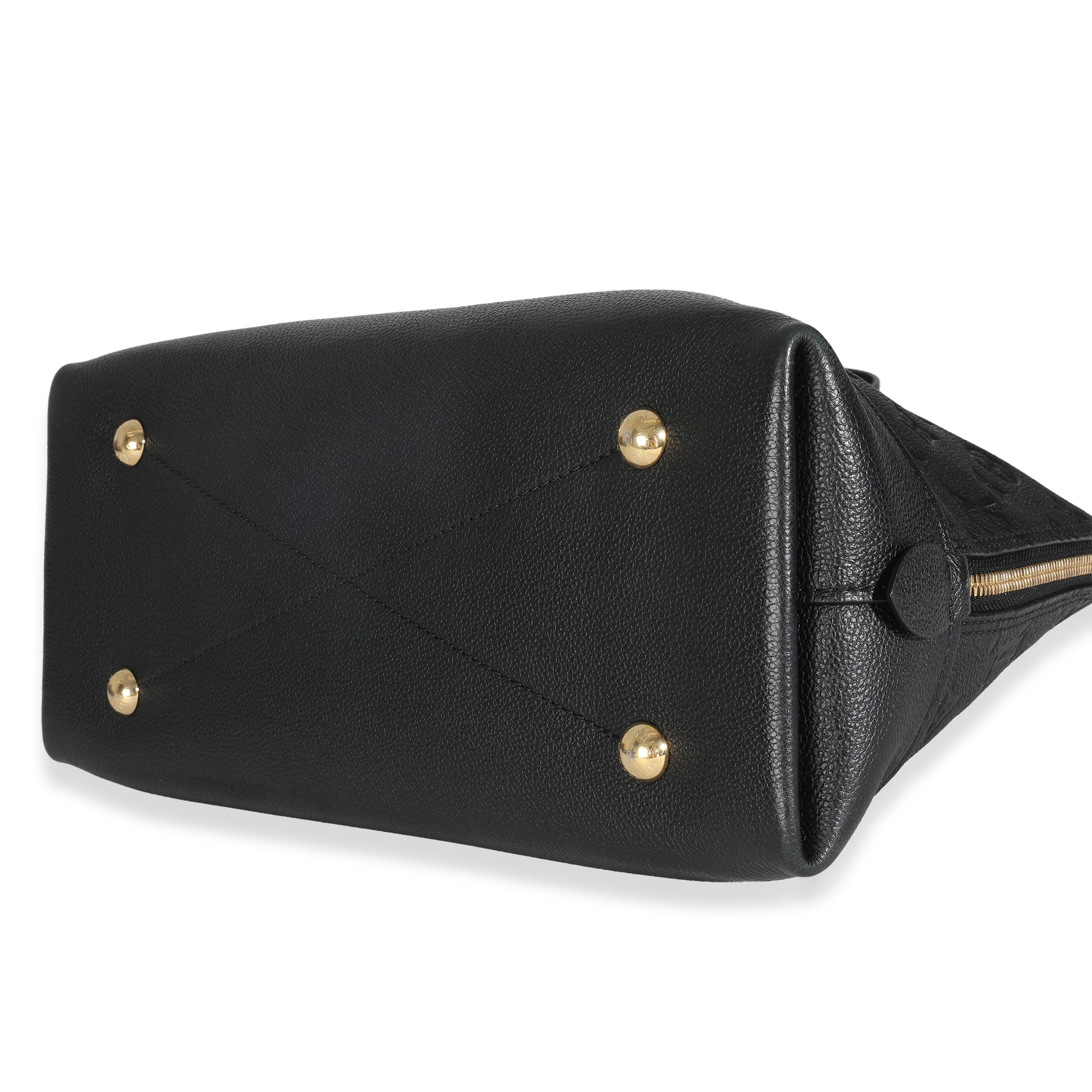 Louis Vuitton Nero Monogram Empreinte Neo Alma PM in vendita 1