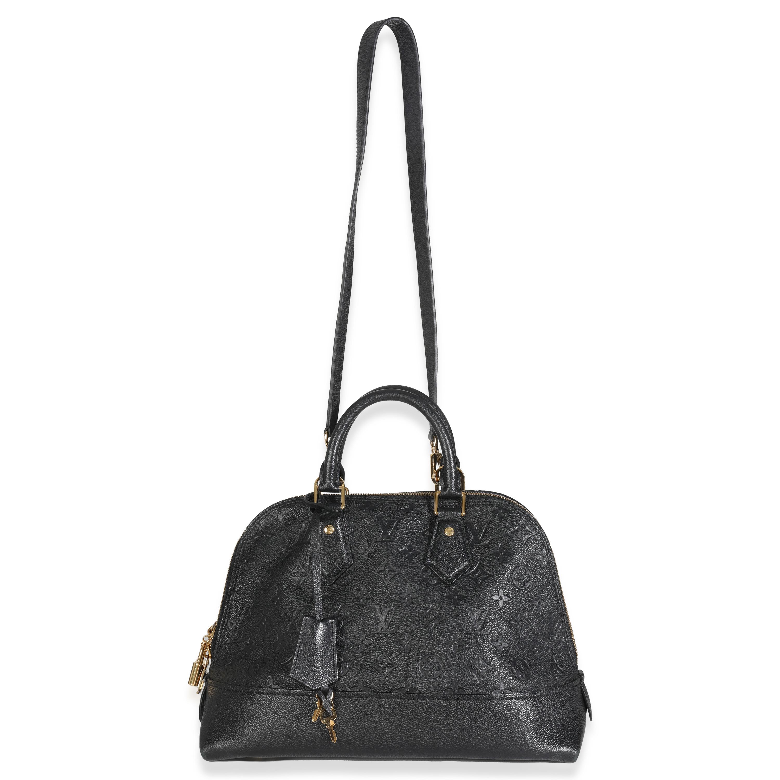 Louis Vuitton Nero Monogram Empreinte Neo Alma PM in vendita 2