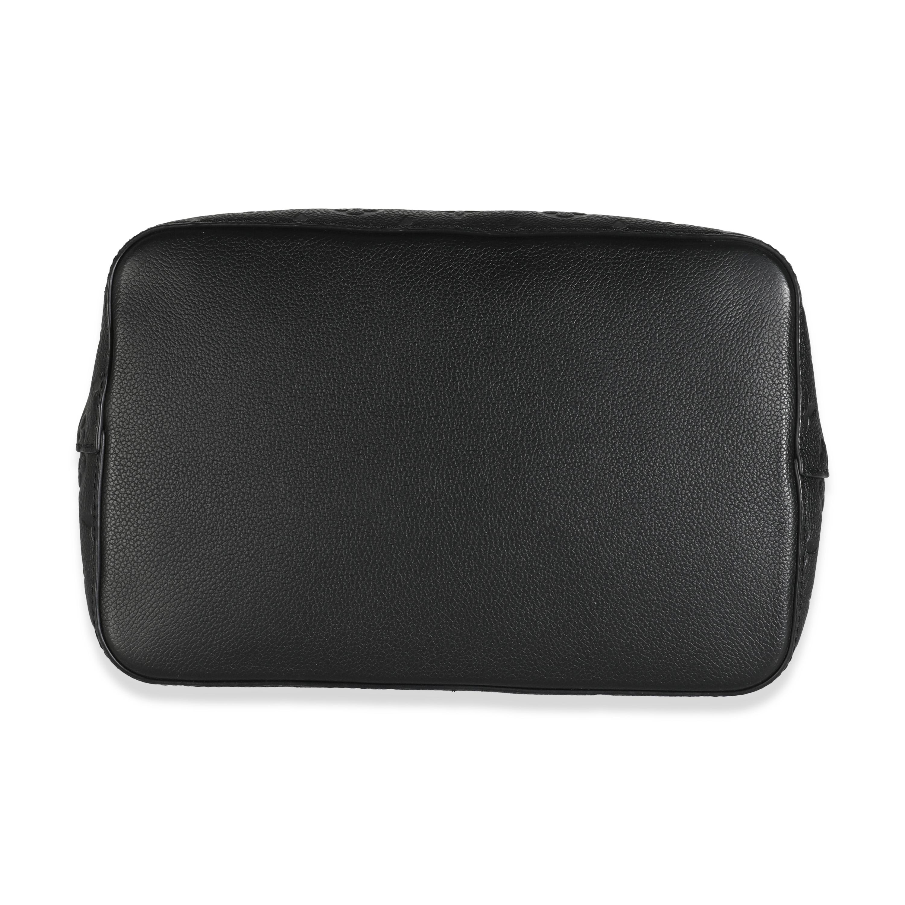 Louis Vuitton Black Monogram Empreinte Neonoe MM 1