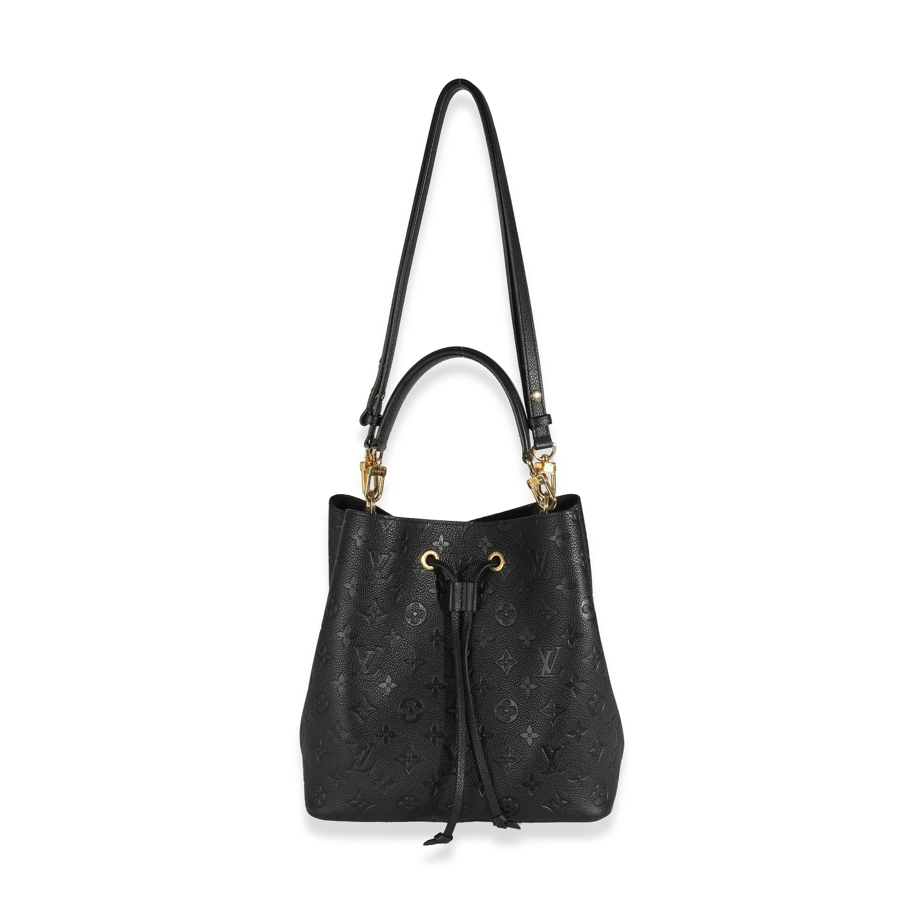 Louis Vuitton Black Monogram Empreinte Neonoe MM 4