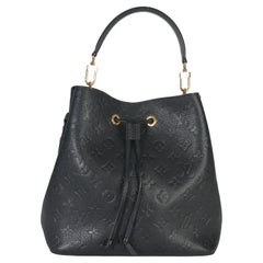 Louis Vuitton Black Monogram Empreinte Neonoe MM