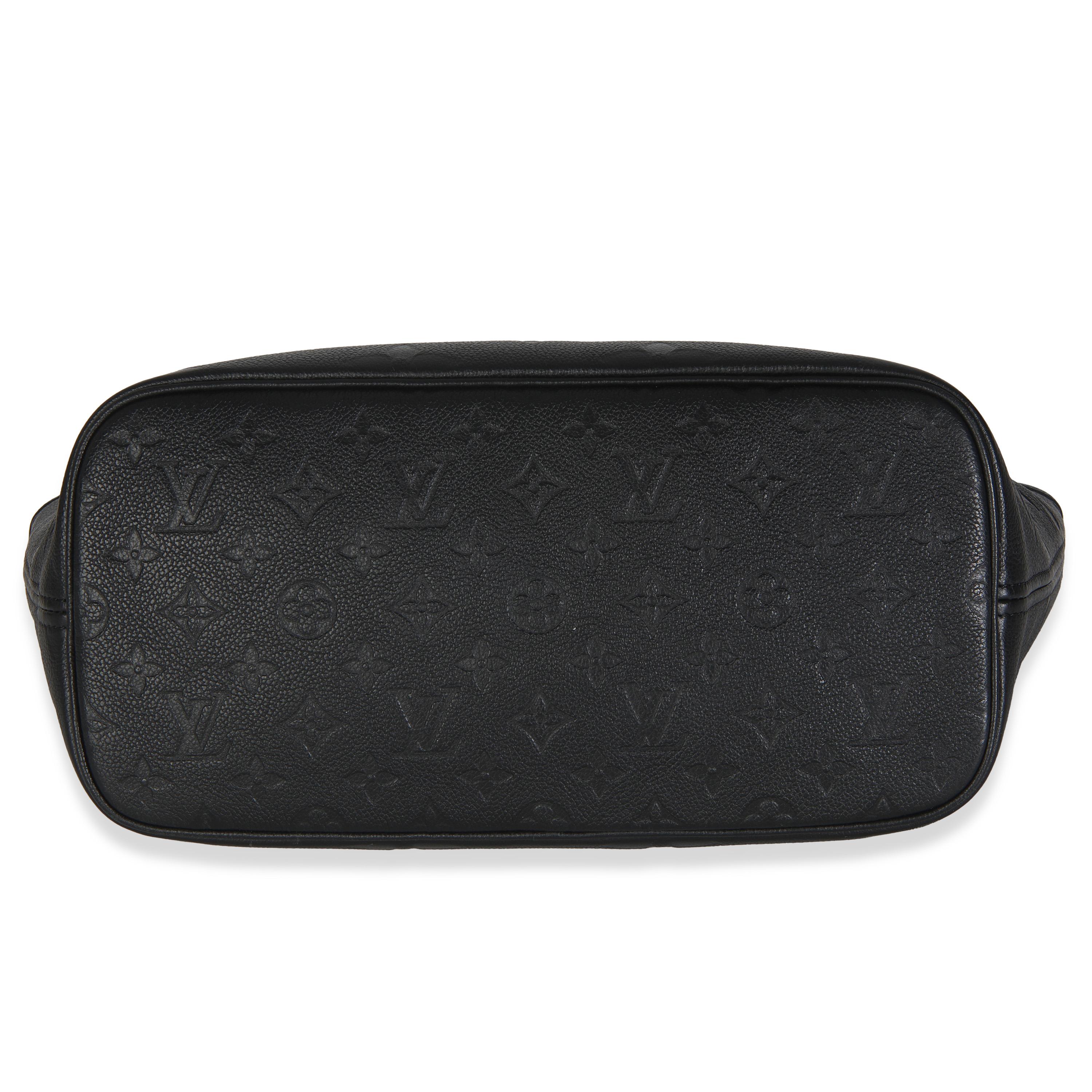 Louis Vuitton Monogramme noir Empreinte Neverfull MM en vente 2