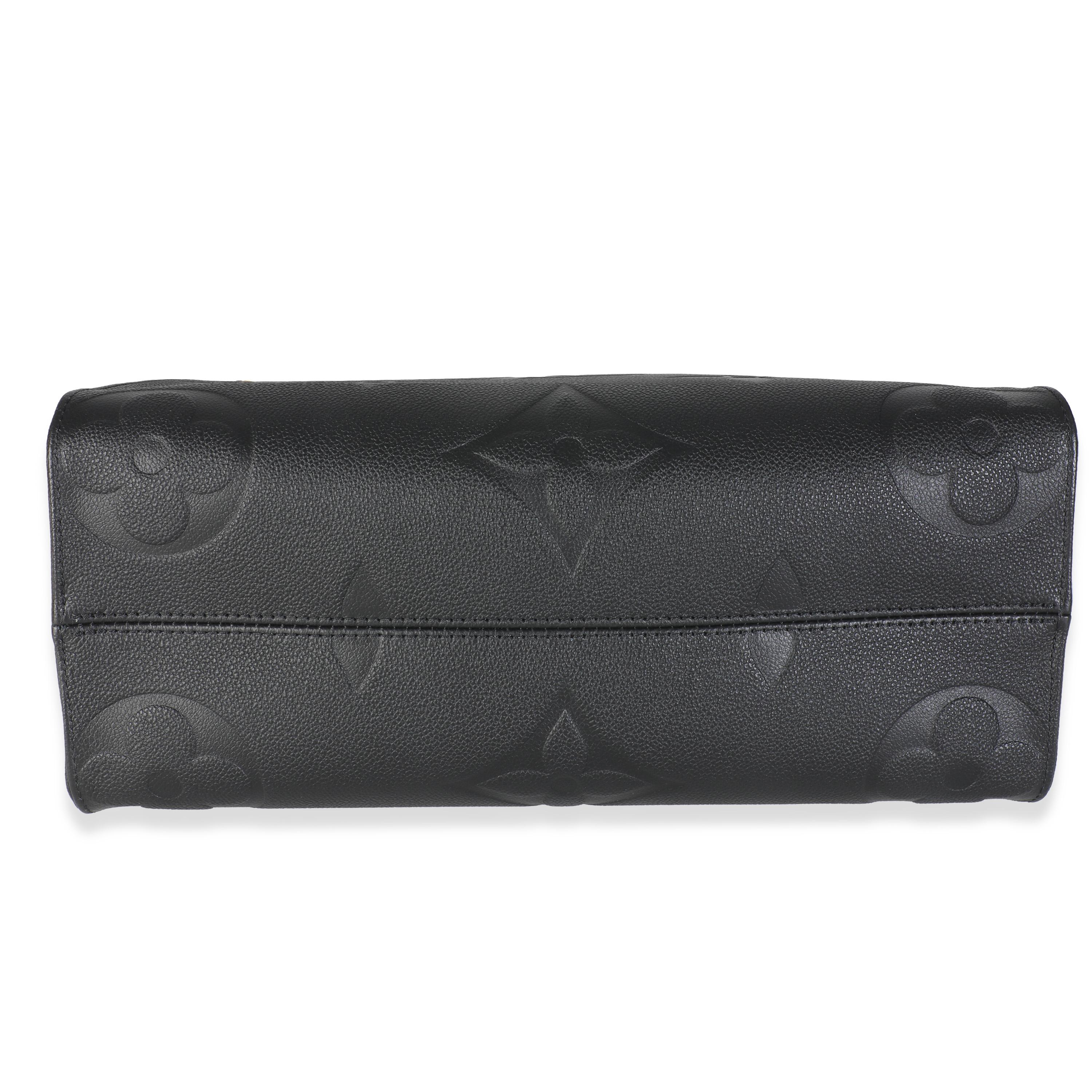 Louis Vuitton Empreinte Onthego MM mit schwarzem Monogramm, Empreinte Damen im Angebot