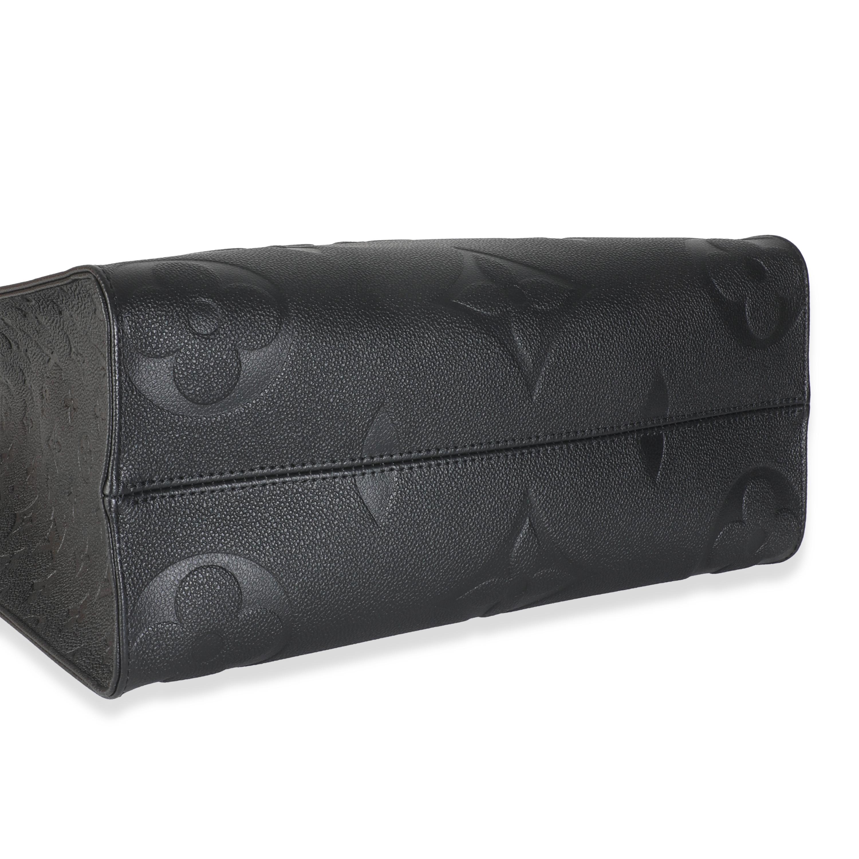 Louis Vuitton Empreinte Onthego MM mit schwarzem Monogramm, Empreinte im Angebot 1