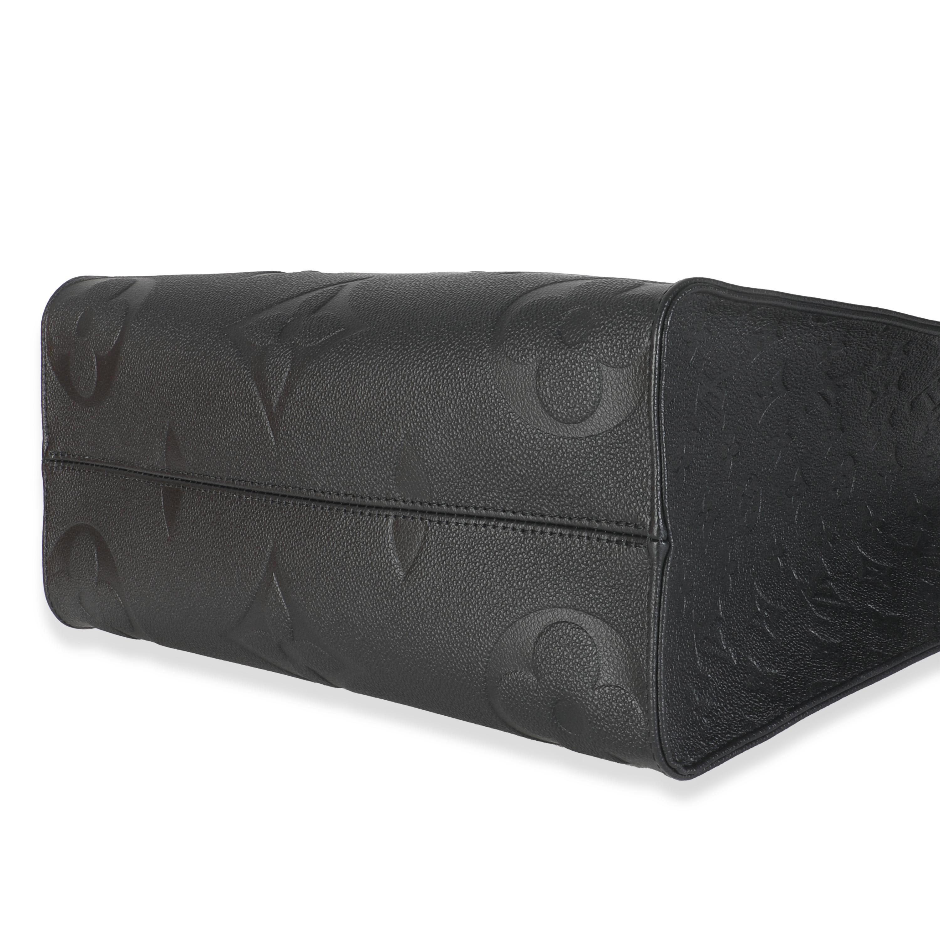 Louis Vuitton Empreinte Onthego MM mit schwarzem Monogramm, Empreinte im Angebot 2
