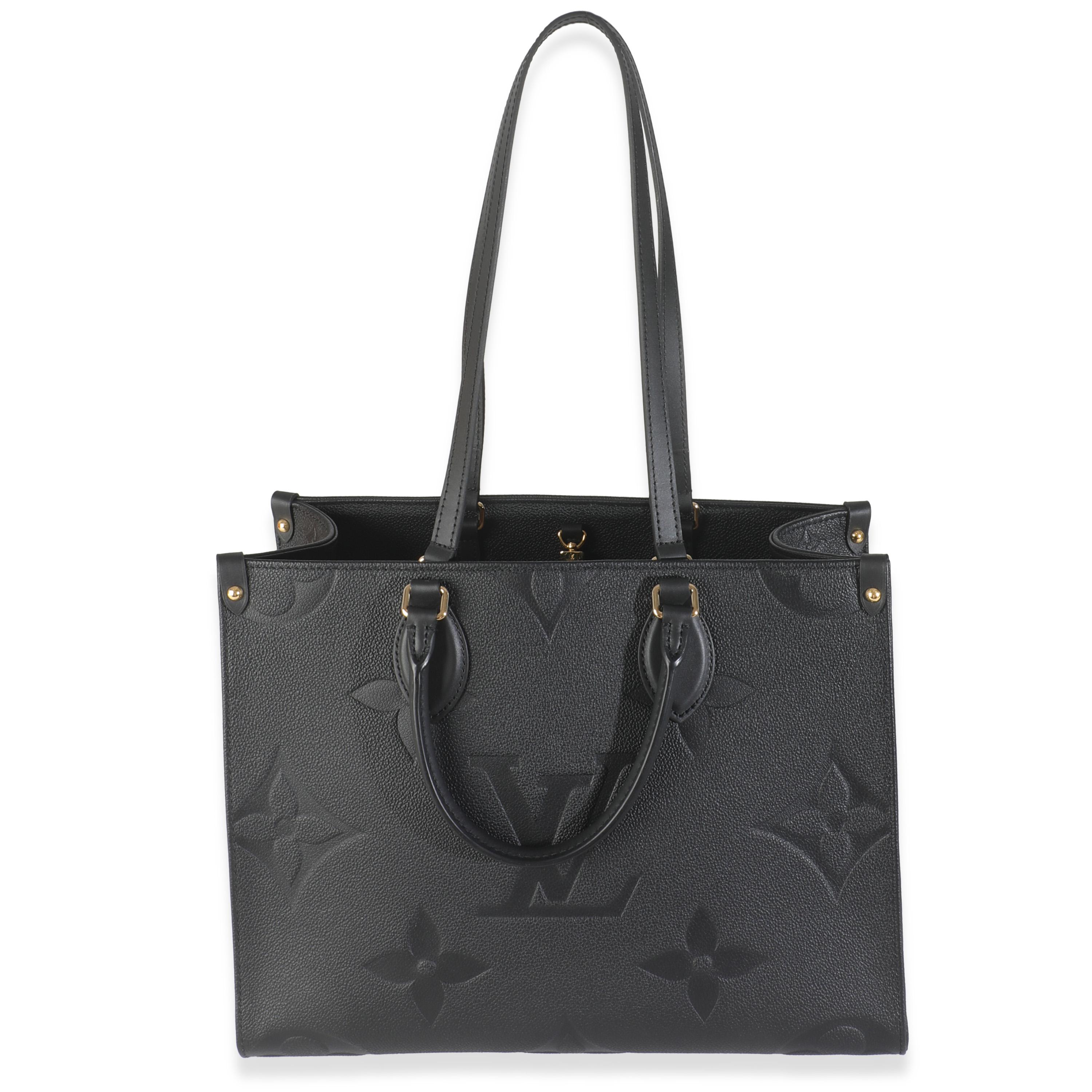 Louis Vuitton Empreinte Onthego MM mit schwarzem Monogramm, Empreinte im Angebot 3