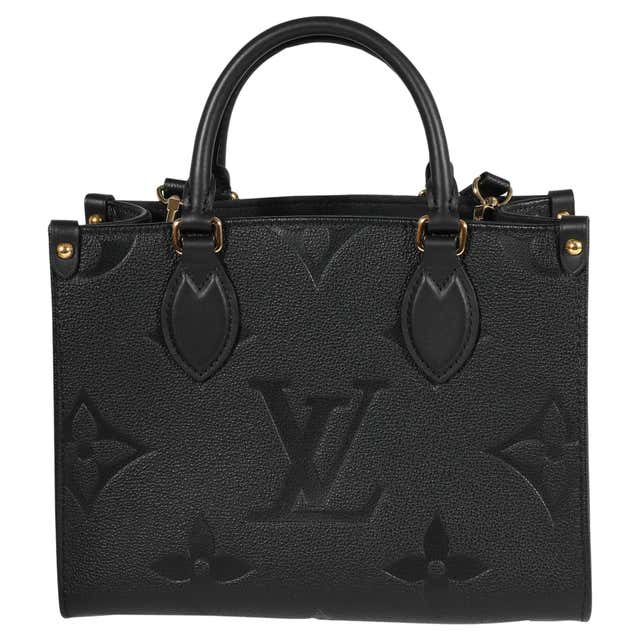 Louis Vuitton Black Monogram Empreinte Onthego PM For Sale at 1stDibs