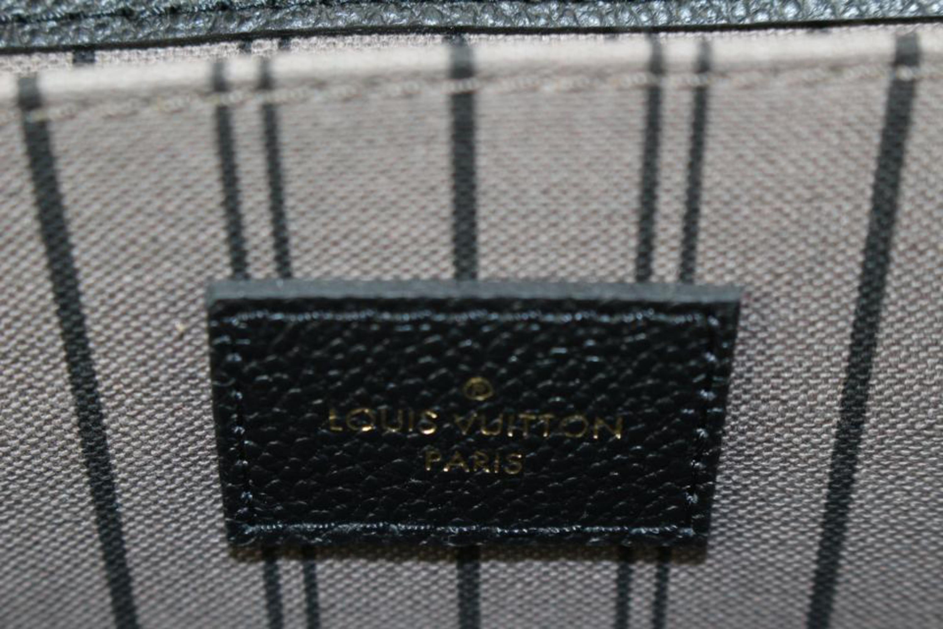 Louis Vuitton Black Monogram Empreinte Pochette Metis Crossbody 90lz826s 2