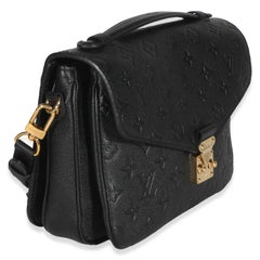 Louis Vuitton Black Monogram Empreinte Pochette Metis