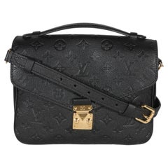 Louis Vuitton Black Monogram Empreinte Pochette Metis