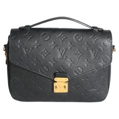 Louis Vuitton Black Monogram Empreinte Pochette Metis