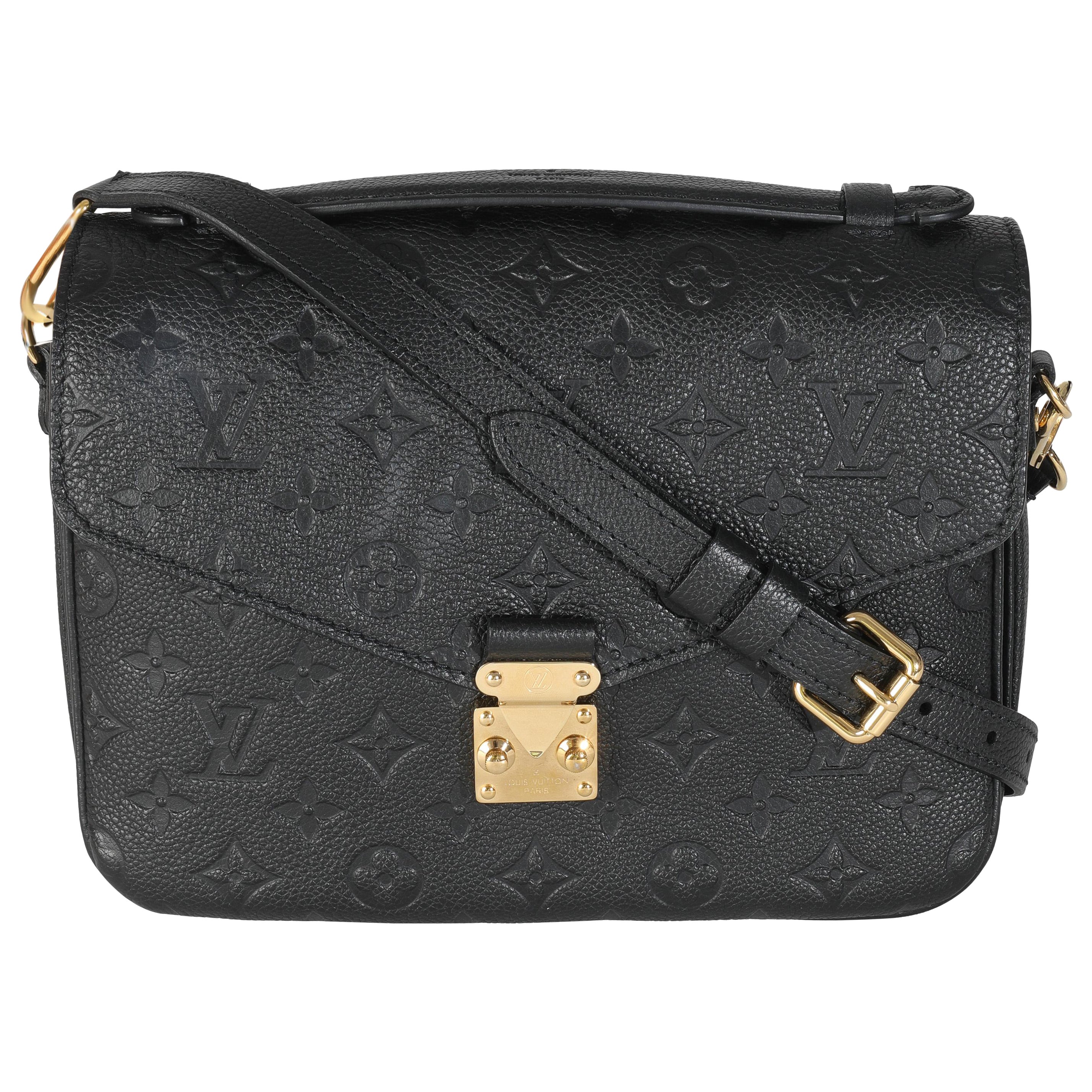 Louis Vuitton - Pochette Empreinte Monogram Nero Metis in vendita