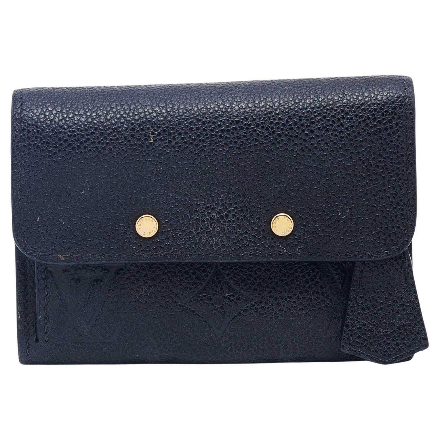 Louis Vuitton Empreinte Leather Capucines Wallet - Black Wallets