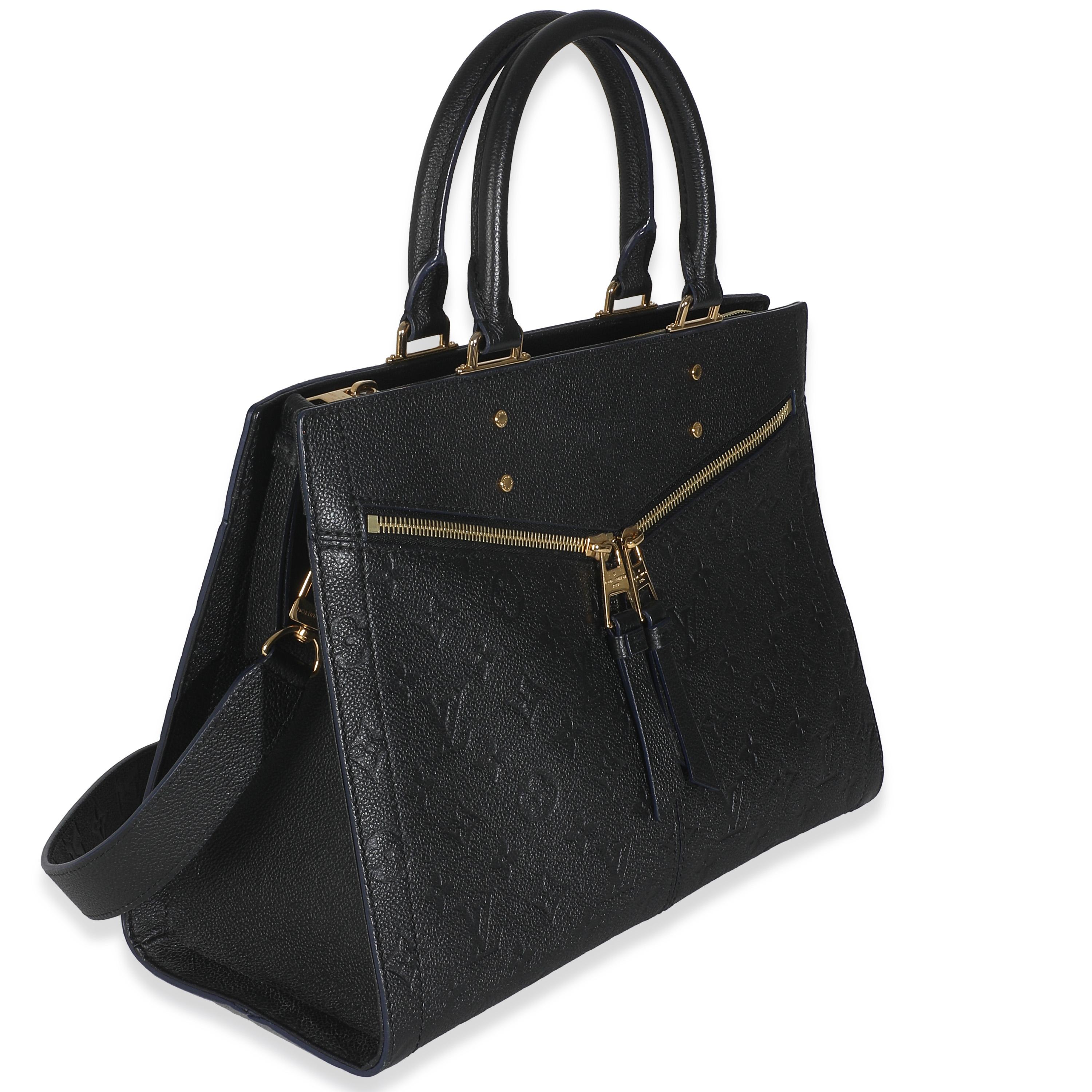 Noir Louis Vuitton Monogramme Empreinte Sully MM noir en vente