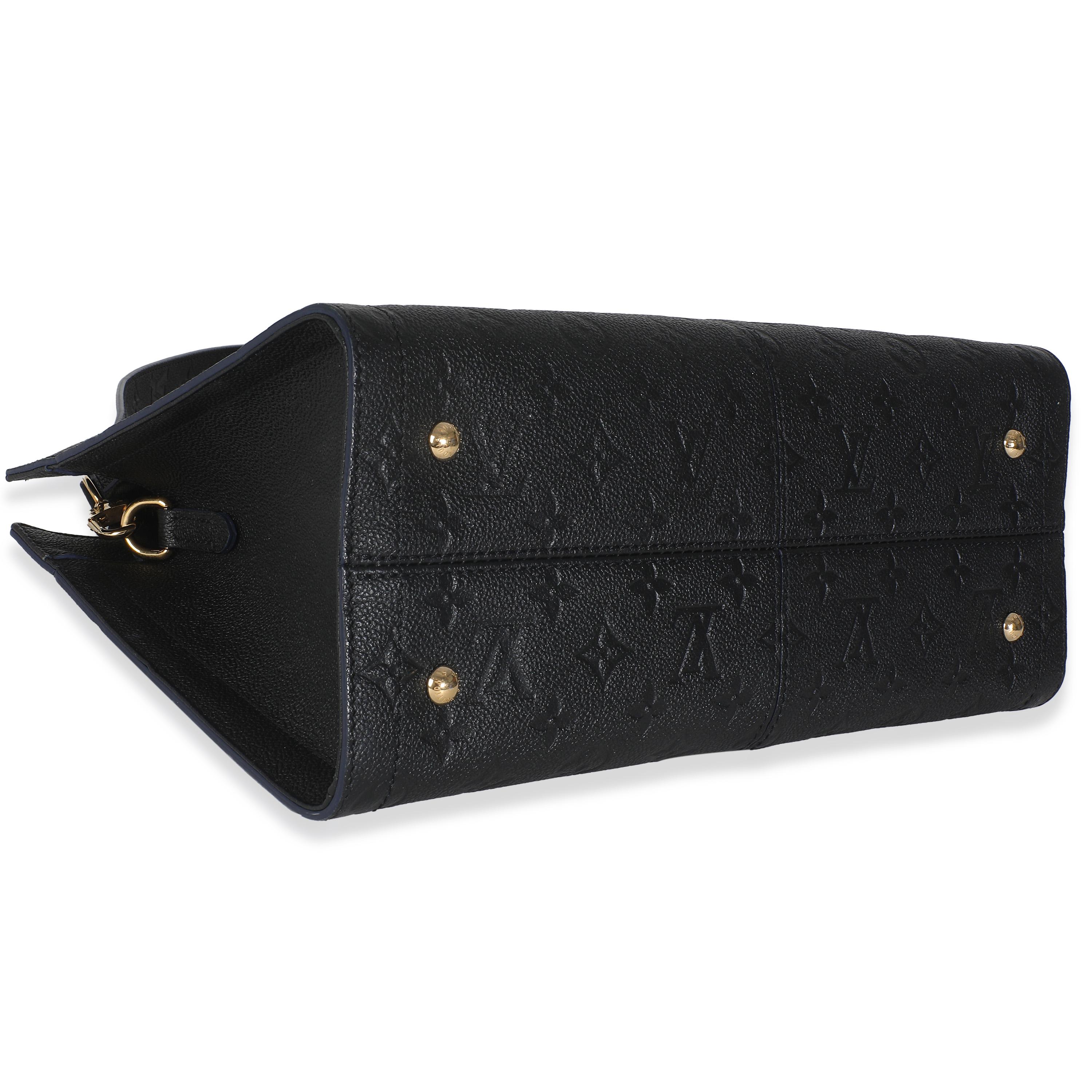 Louis Vuitton Monogramme Empreinte Sully MM noir Unisexe en vente