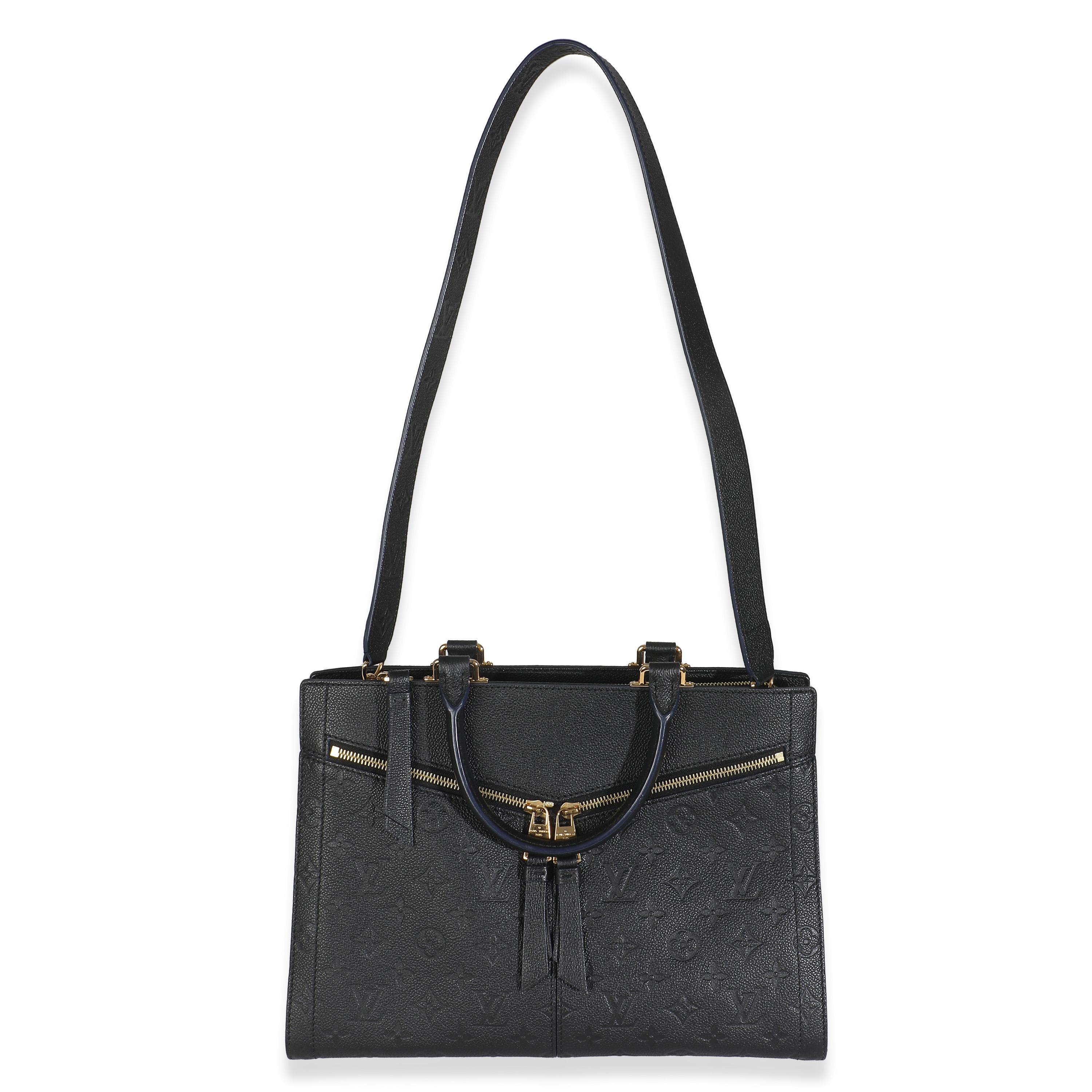 Louis Vuitton Monogramme Empreinte Sully MM noir en vente 1