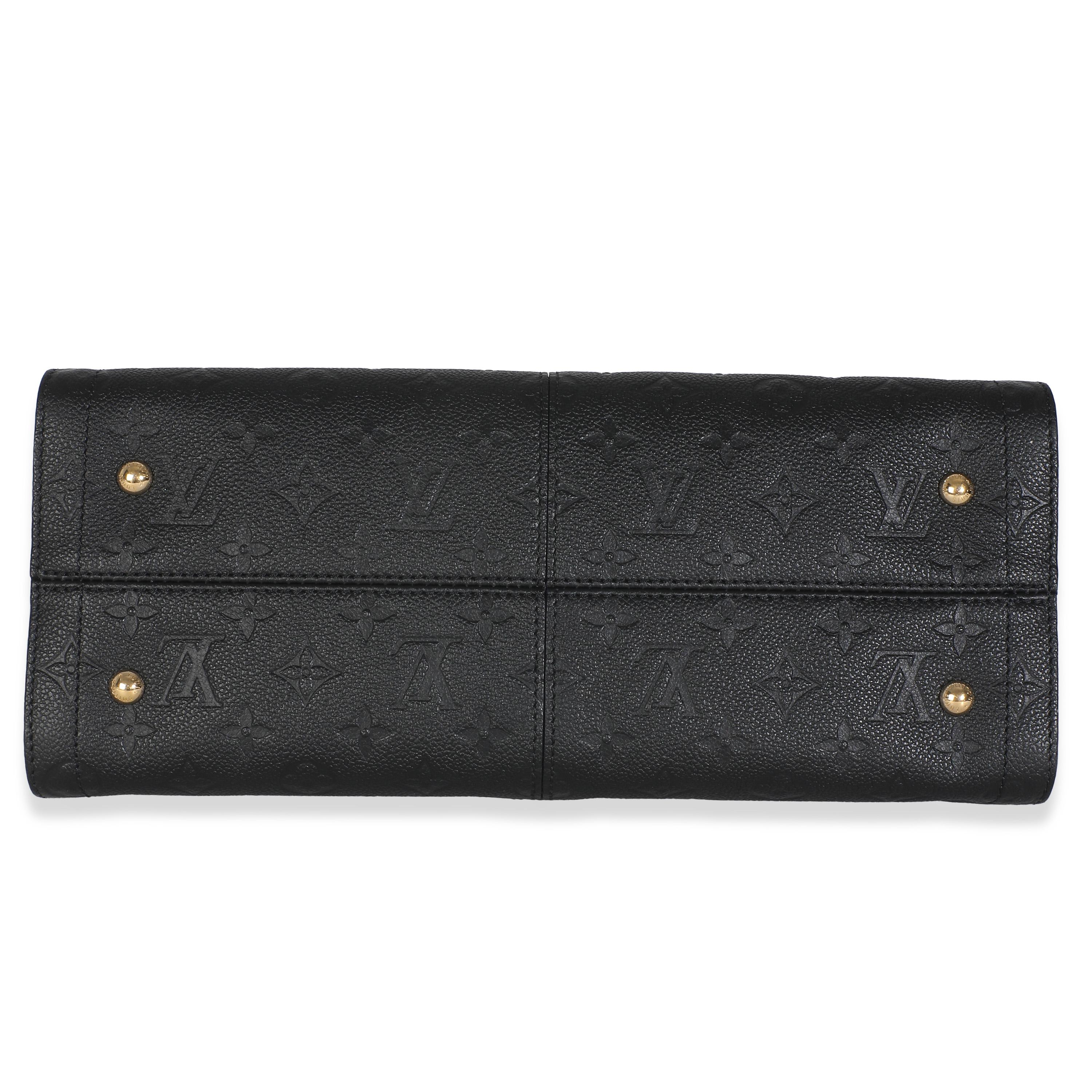 Louis Vuitton Monogramme Empreinte Sully MM noir en vente 3