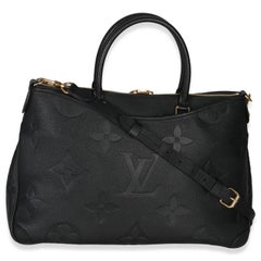 Louis Vuitton Black Monogram Empreinte Trianon MM